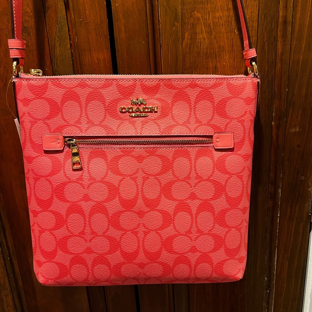 Coach Pink Crossbody Bag - Picture 10 of 16